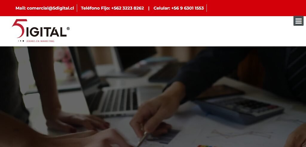 Sitio Web de la Agencia 5Digital