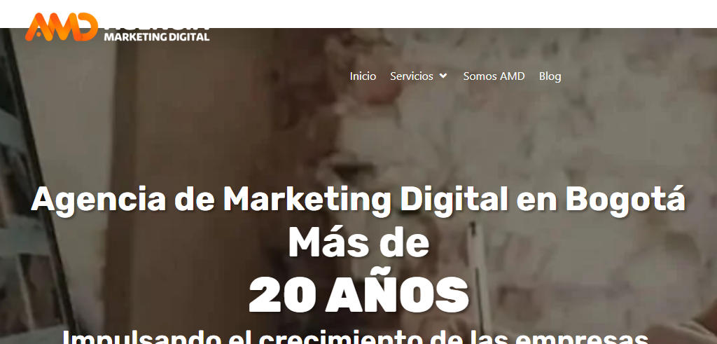 Sitio Web de la Agencia AMD Agencia de Marketing Digital