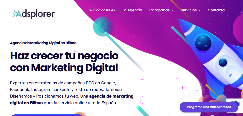Sitio Web de la Agencia Adsplorer