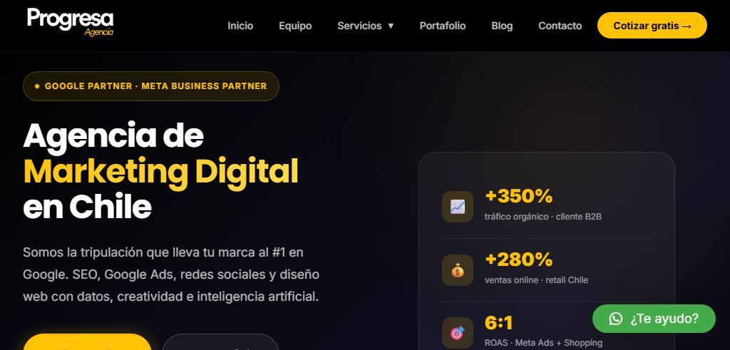 Sitio Web de la Agencia Agencia Progresa