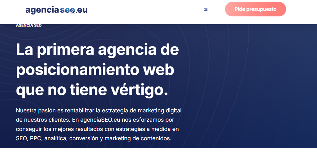 Sitio Web de la Agencia Agencia SEO (.eu)