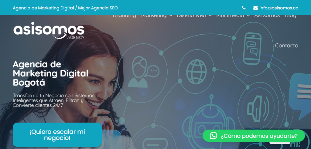 Sitio Web de la Agencia Asisomos
