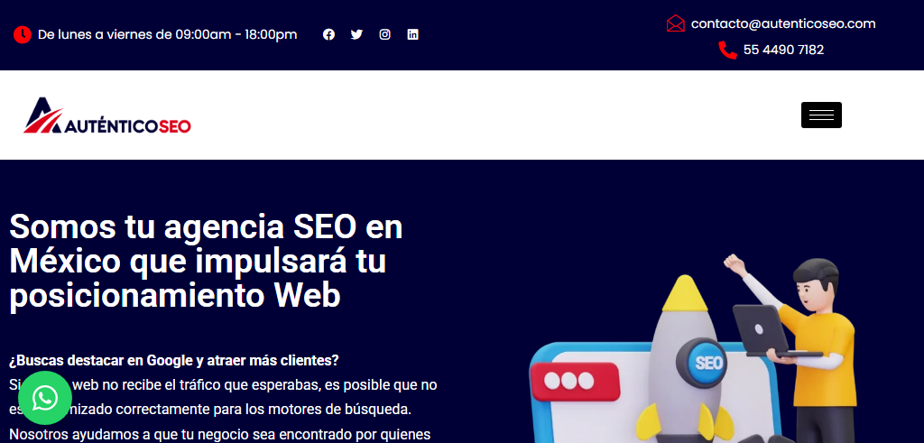 Sitio Web de la Agencia Auténtico SEO