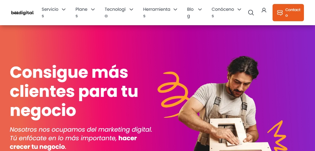 Sitio Web de la Agencia BeeDIGITAL