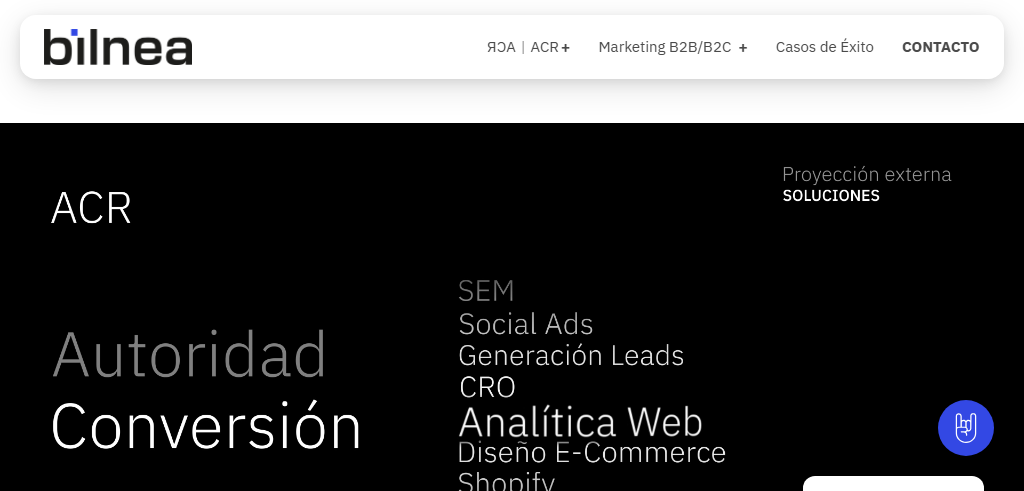 Sitio Web de la Agencia Bilnea