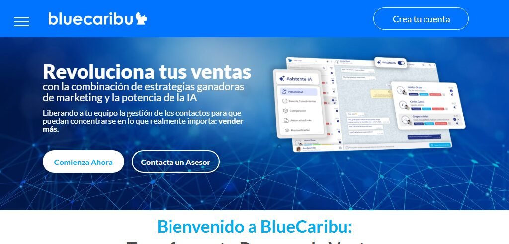 Sitio Web de la Agencia BlueCaribu