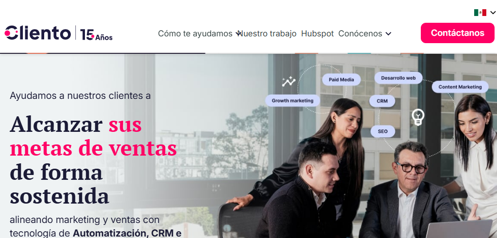 Sitio Web de la Agencia Cliento
