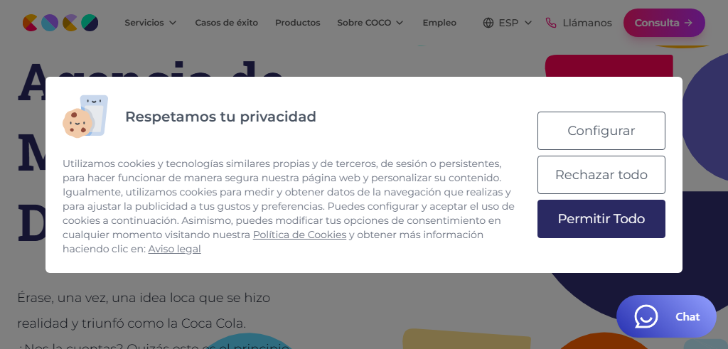 Sitio Web de la Agencia Coco Solution