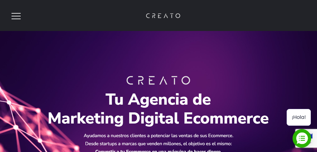 Creato agency website