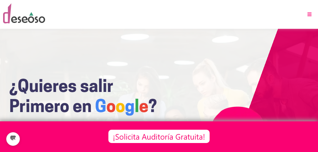 Sitio Web de la Agencia Deseoso