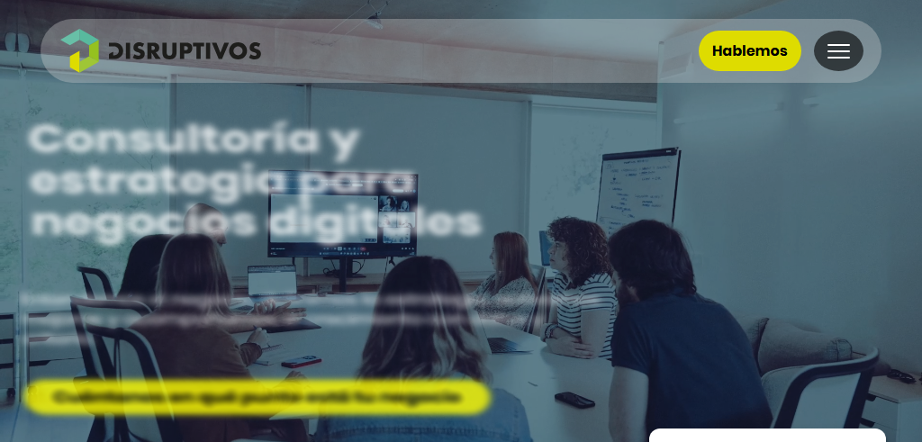 Sitio Web de la Agencia Disruptivos