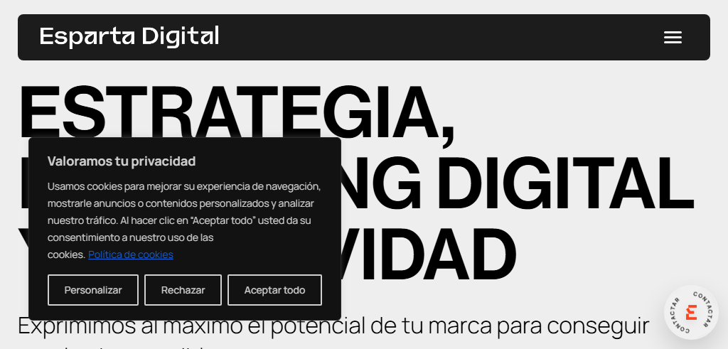 Sitio Web de la Agencia Esparta Digital