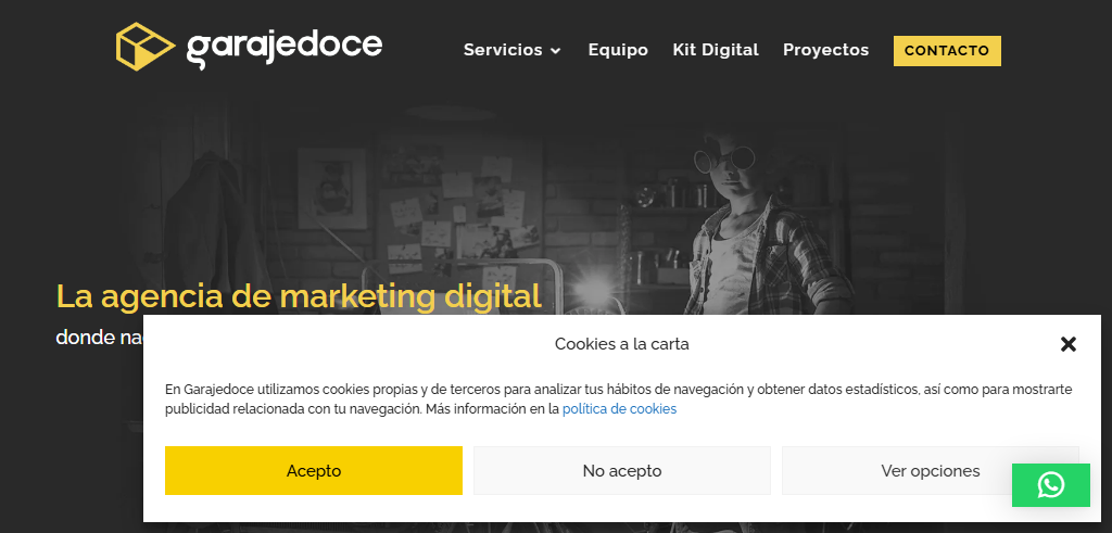 Sitio Web de la Agencia Garajedoce