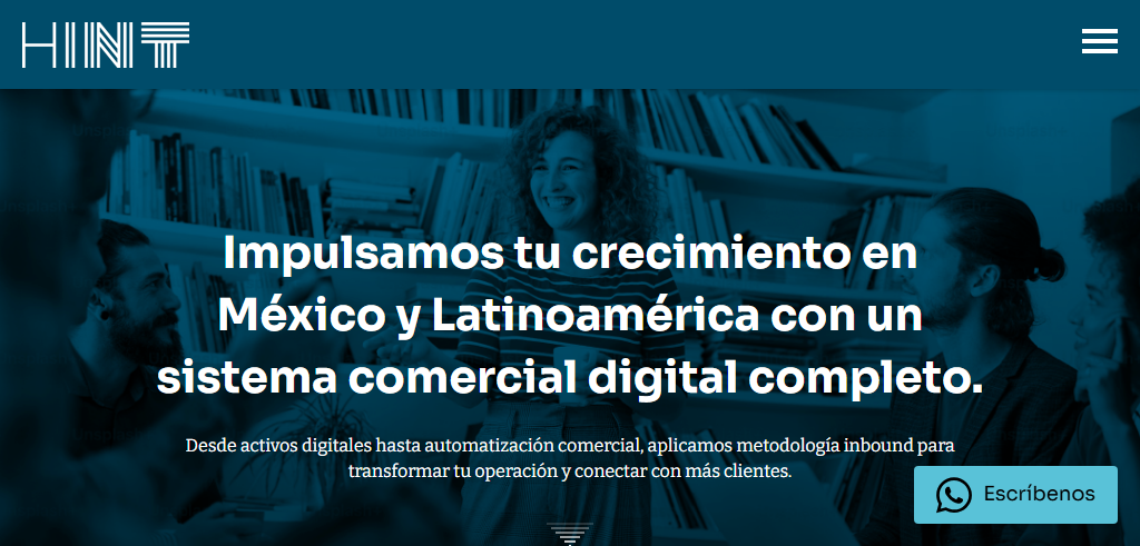 Sitio Web de la Agencia Hint