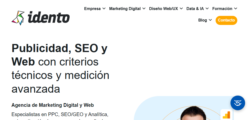 Sitio Web de la Agencia Idento