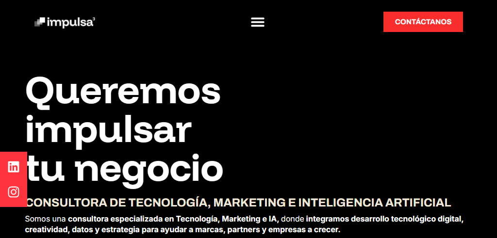 Sitio Web de la Agencia Impulsa3