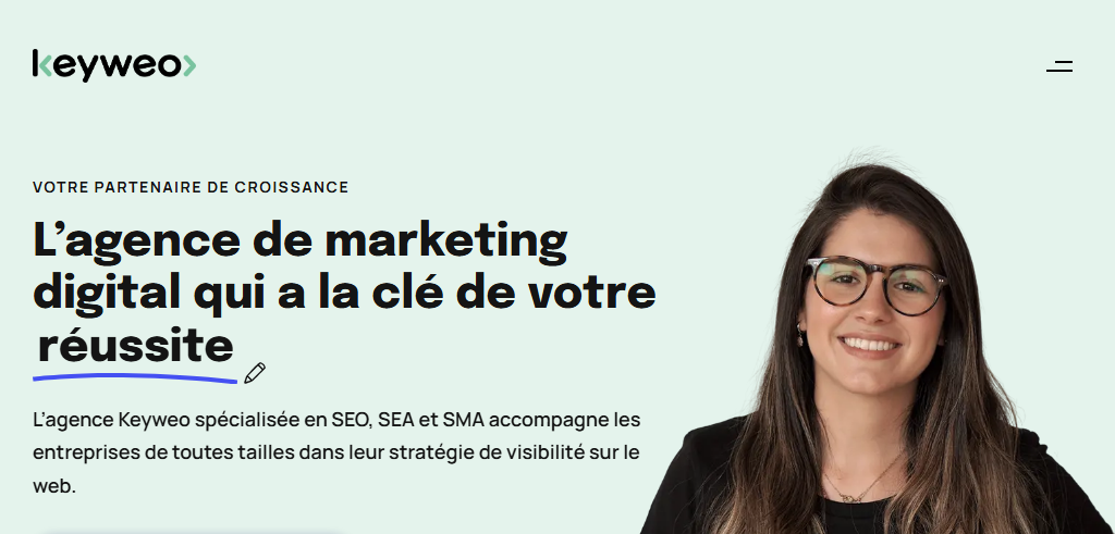 Sitio Web de la Agencia Keyweo