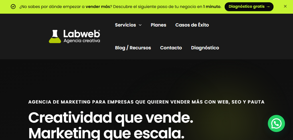 Sitio Web de la Agencia Laboratorio Web