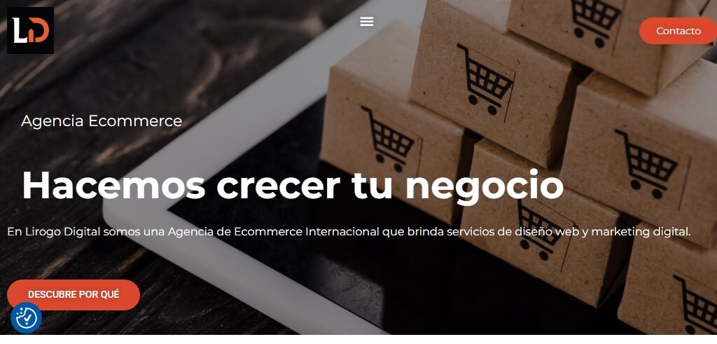 Sitio Web de la Agencia Lirogo Digital