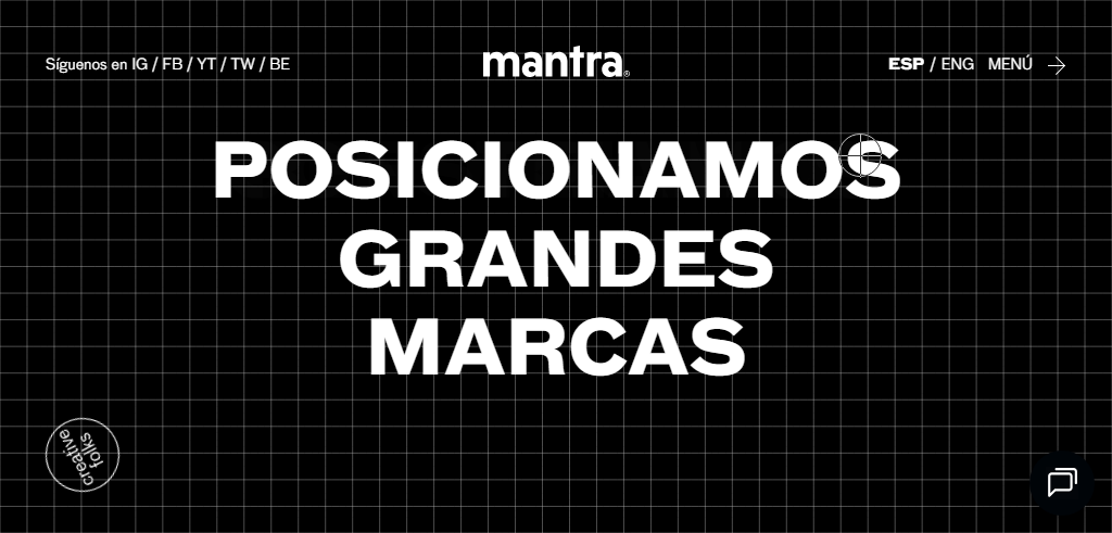 Sitio Web de la Agencia Mantra