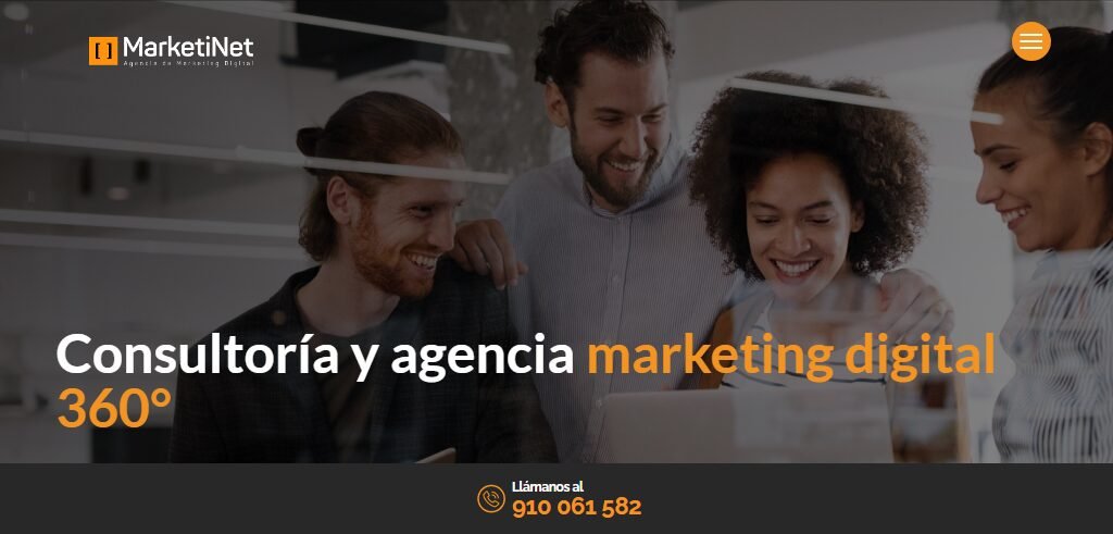 Sitio Web de la Agencia MarketiNet