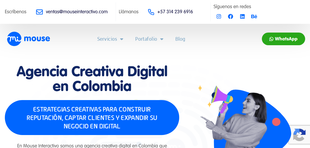 Sitio Web de la Agencia Mouse Interactivo