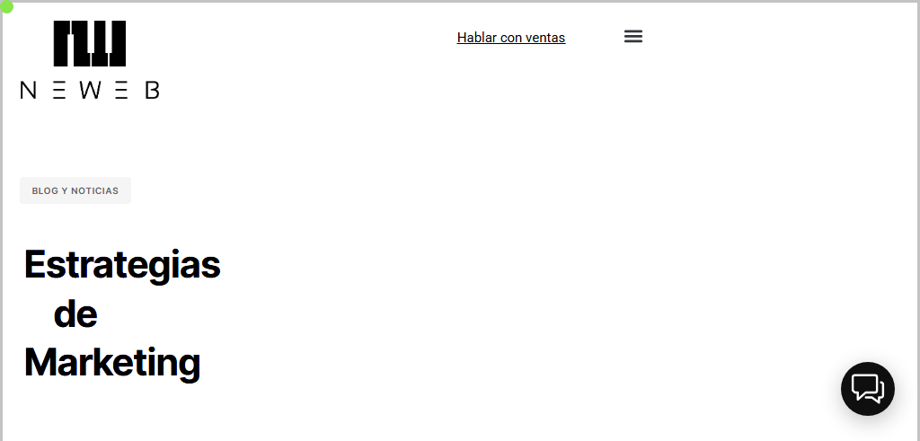 NeWeb agency website