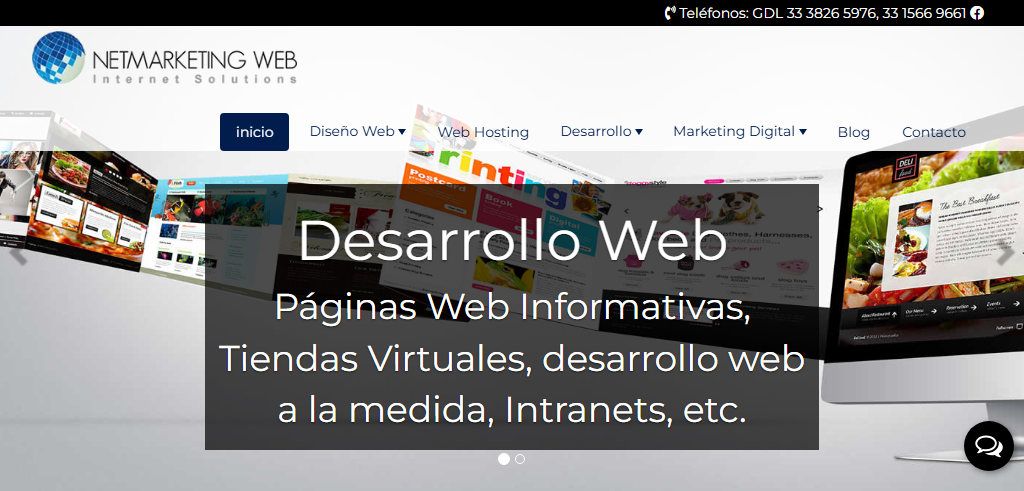 Sitio Web de la Agencia NetMarketing Web