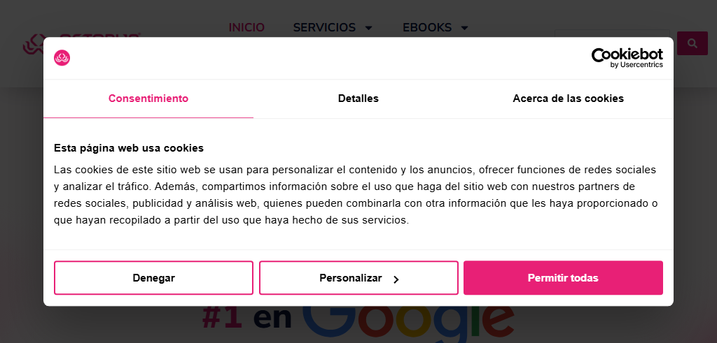 Sitio Web de la Agencia Octopus