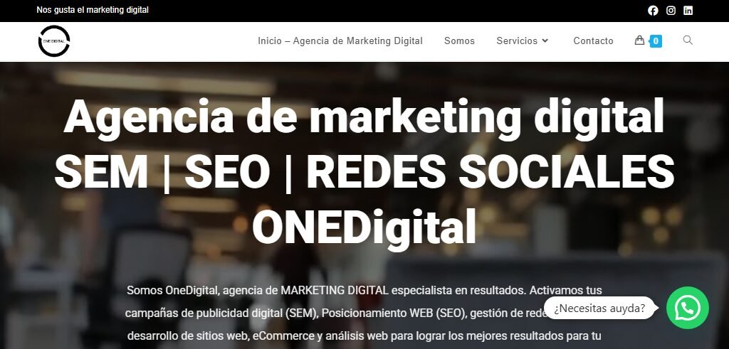 OneDigital agency website