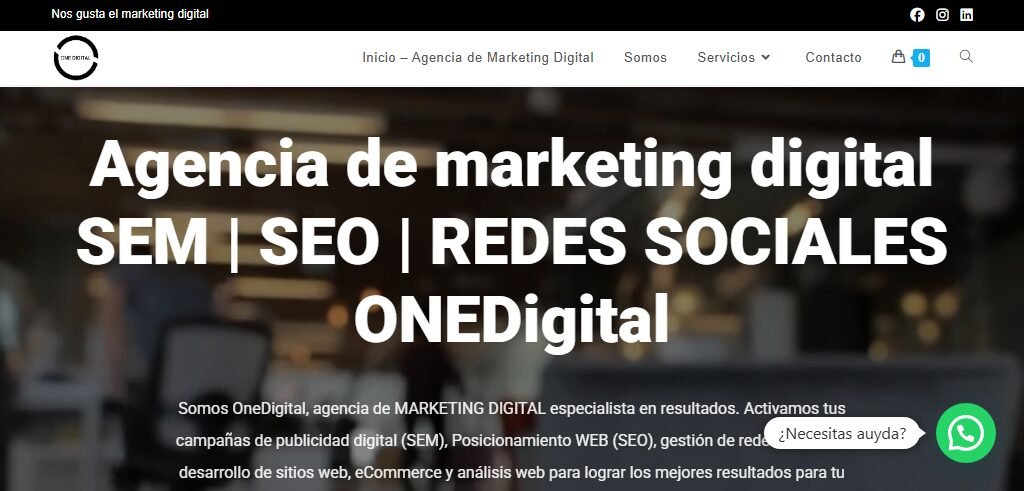 OneDigital agency website