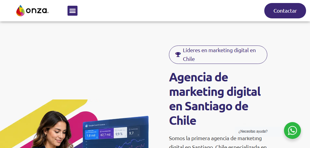 Sitio Web de la Agencia Onza