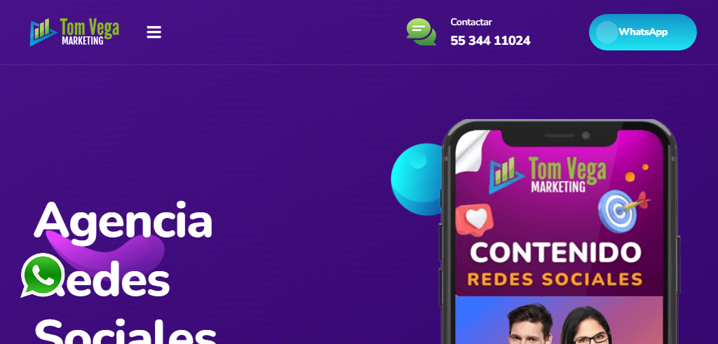 Sitio Web de la Agencia Redes Sociales México