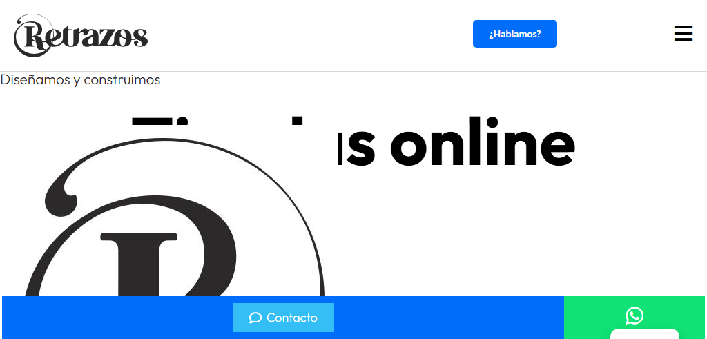 Sitio Web de la Agencia Retrazos