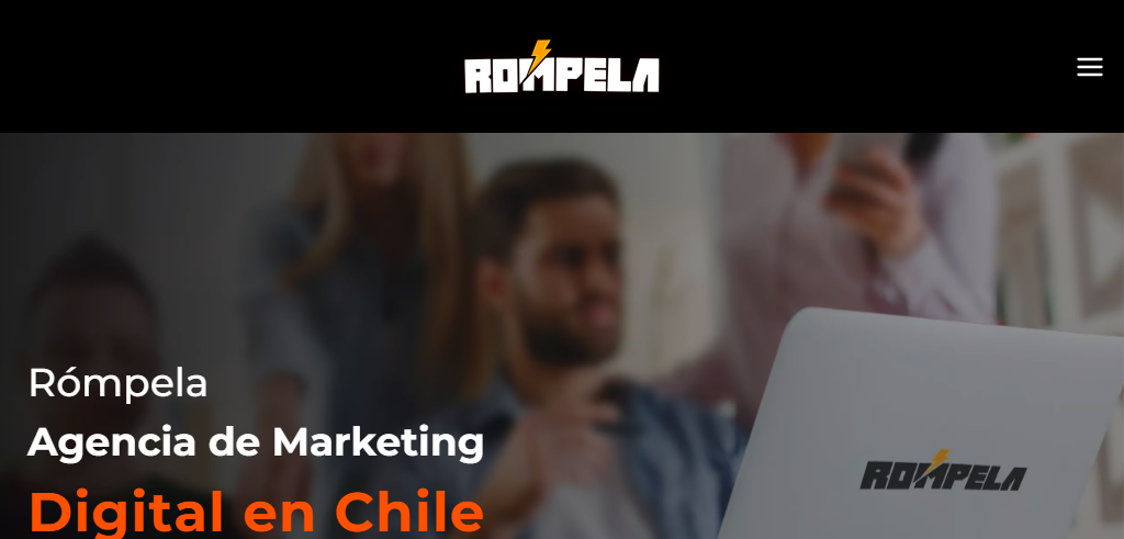 Website of the agency Rómpela