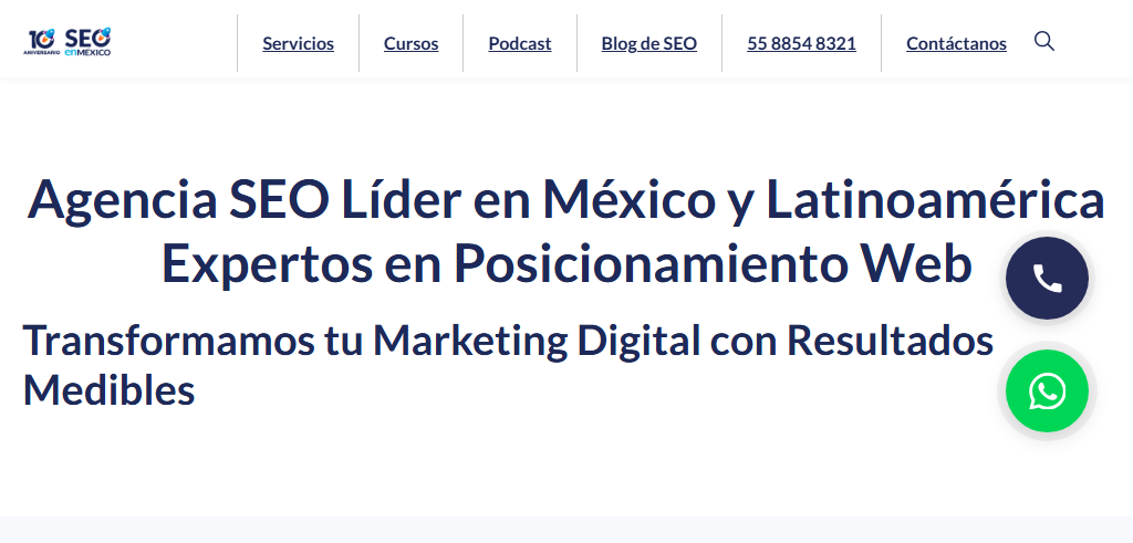 Sitio Web de la Agencia SEO en México