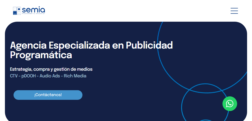 Sitio Web de la Agencia Semia