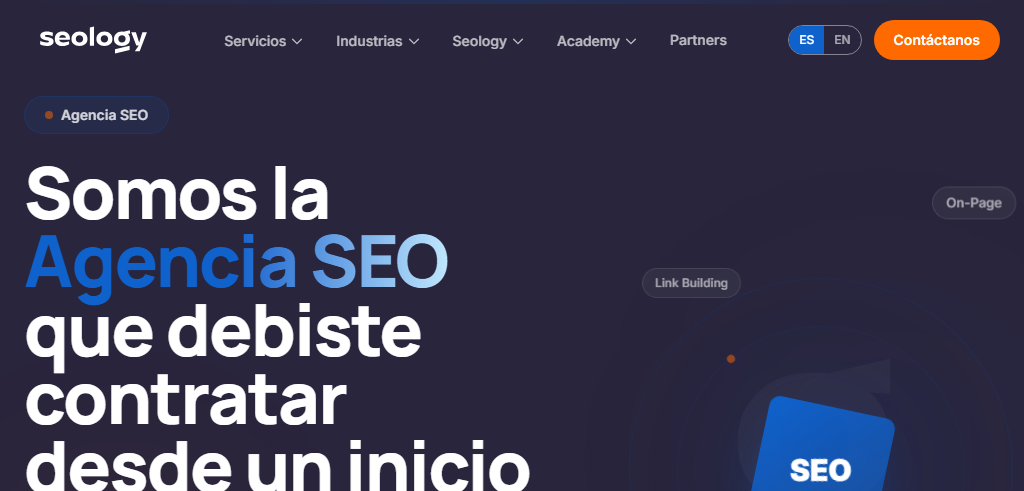 Sitio Web de la Agencia Seology