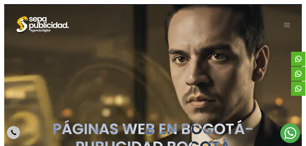 Sitio Web de la Agencia Sepa Publicidad