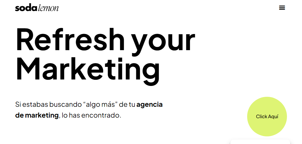 Sitio Web de la Agencia SodaLemon