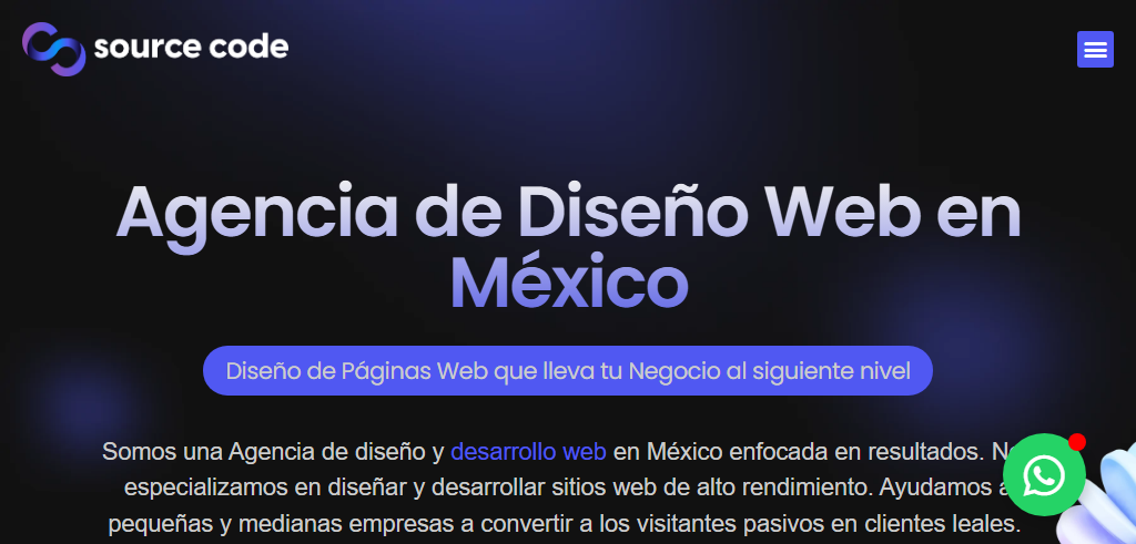 Sitio Web de la Agencia Source Code