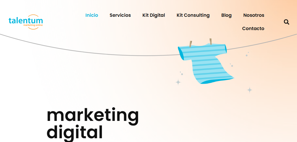 Sitio Web de la Agencia Talentum Digital