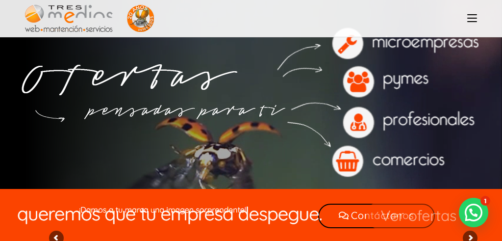 Sitio Web de la Agencia Tres Medios