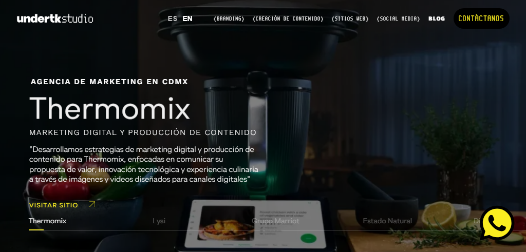 Sitio Web de la Agencia Under