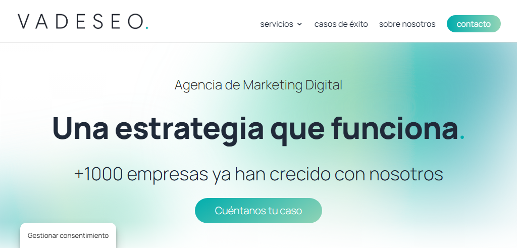 Sitio Web de la Agencia Vadeseo