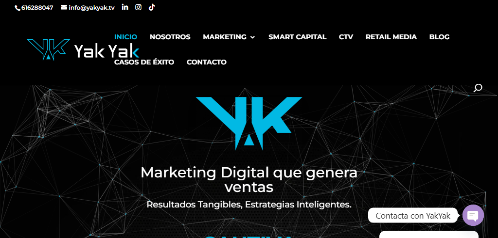 Sitio Web de la Agencia YakYak