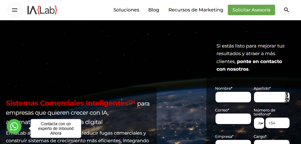 Sitio Web de la Agencia iaLab