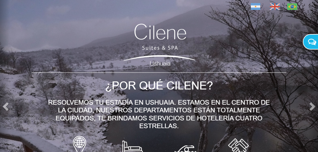 Sitio Web del Hotel Cilene del Faro