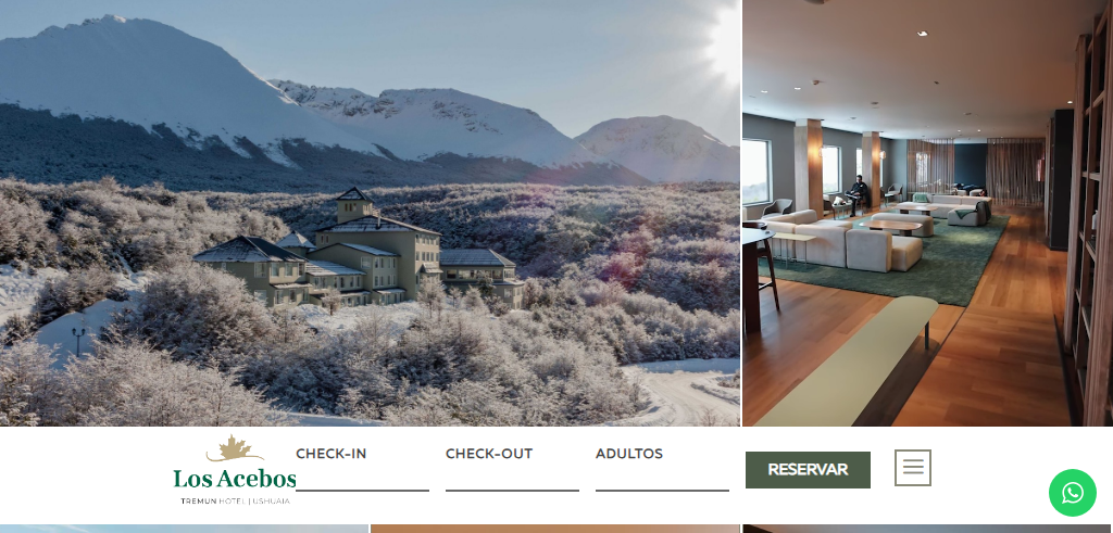 Sitio Web del Hotel Los Acebos