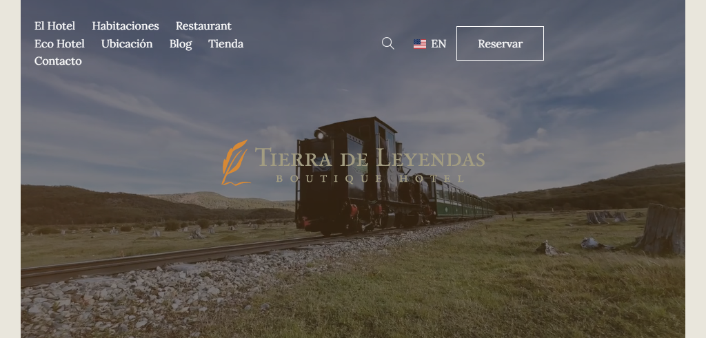 Sitio Web del Hotel Tierra de Leyendas